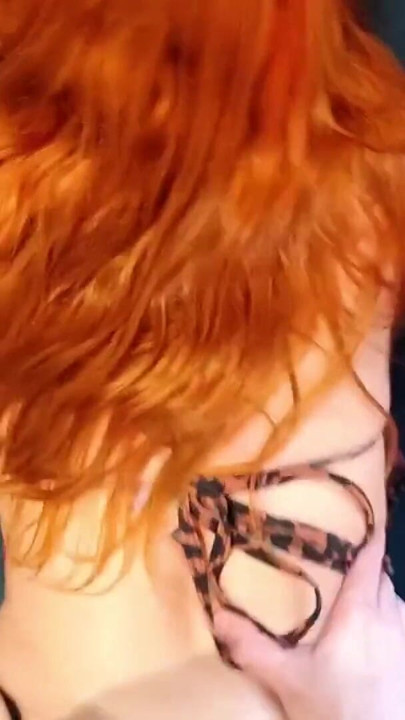 I called this hot redhead to sit on my cock and drink my cum | Clip 2