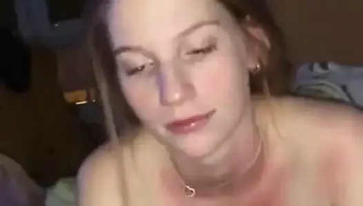 Long video blonde girlfriend blowing