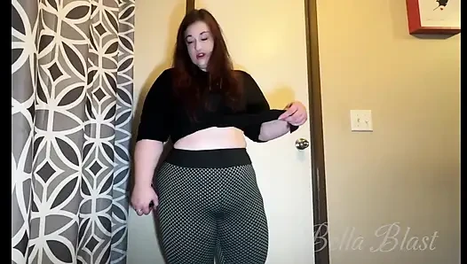 Tight Leggings JOI My BBW Booty and Slow Cum Countdown