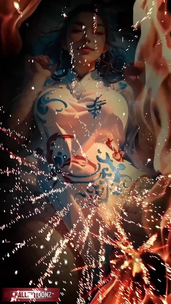 Beautiful Thick Women in Flame & Water
