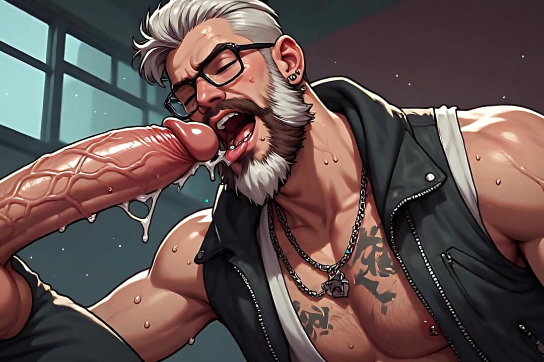 Sexy Skater Hunks Blowjob Art