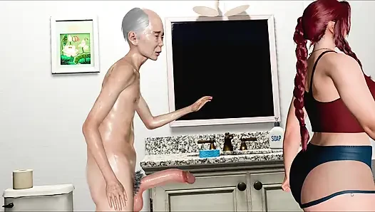 Father In Law Seduce Stepson Wife In Bathroom