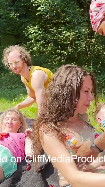 Unforgettable moment from "Fruit Salad: A Queer Outdoor Picnic Orgy - Cliff Media"