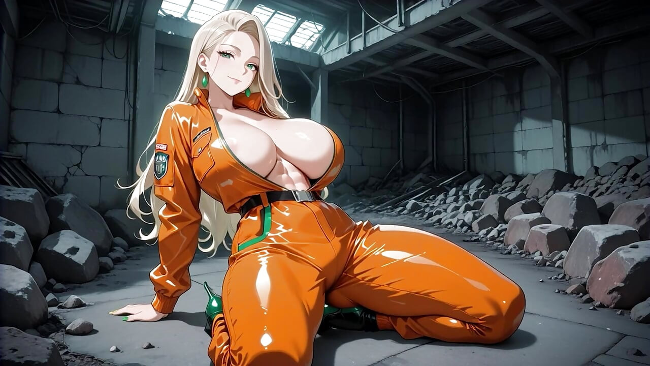 Geiles blondes Hentai-schätzchen lutscht und fickt hart im verlassenen lagerhaus