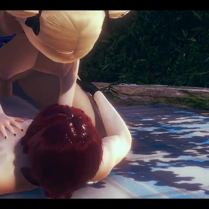 جينشين إمباكت هنتاي - بوف فيشل راعية البقر سخيف - اليابانية الآسيوية المانجا أنيمي لعبة الإباحية