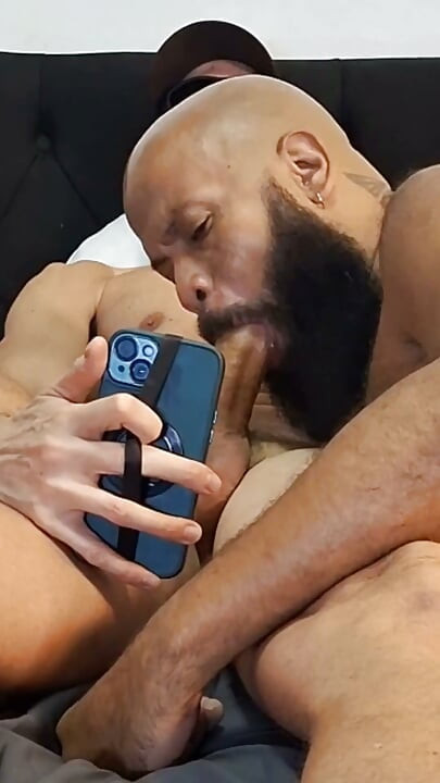 Sucking the Big Dick with Deep Throat and Milked in the Mouth