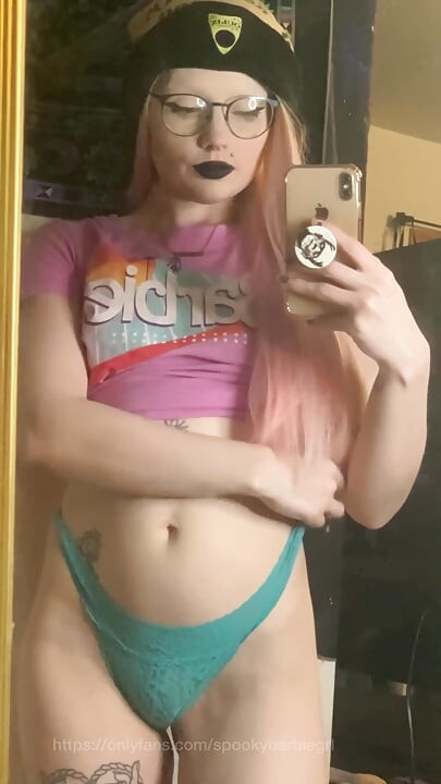 Spookybarbiegrl Lingerie and Panty Slut Compilation