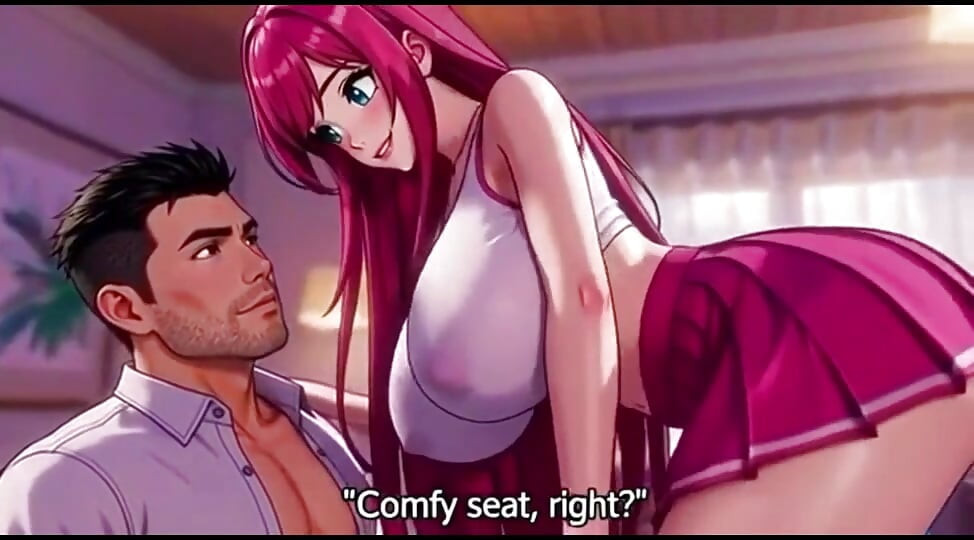 Step daughter seduce step father alone in room