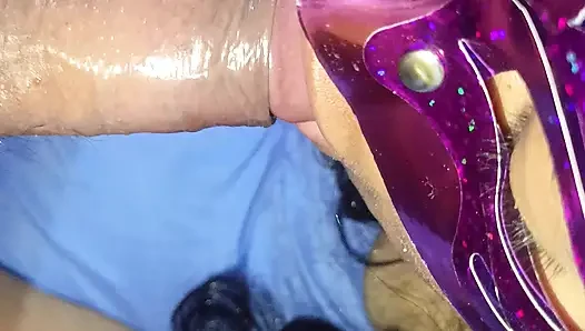 Sucking cock deep