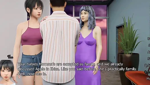 AD #24 she got pregnant and joined our nude harem