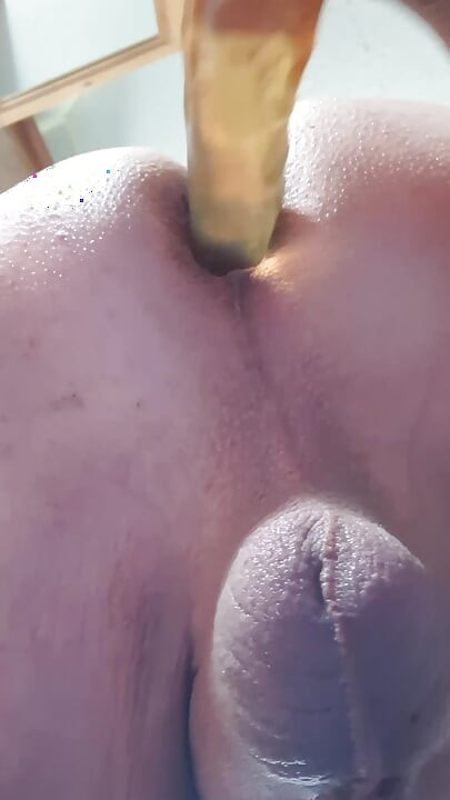 Fat sissy sow fucks her open hole