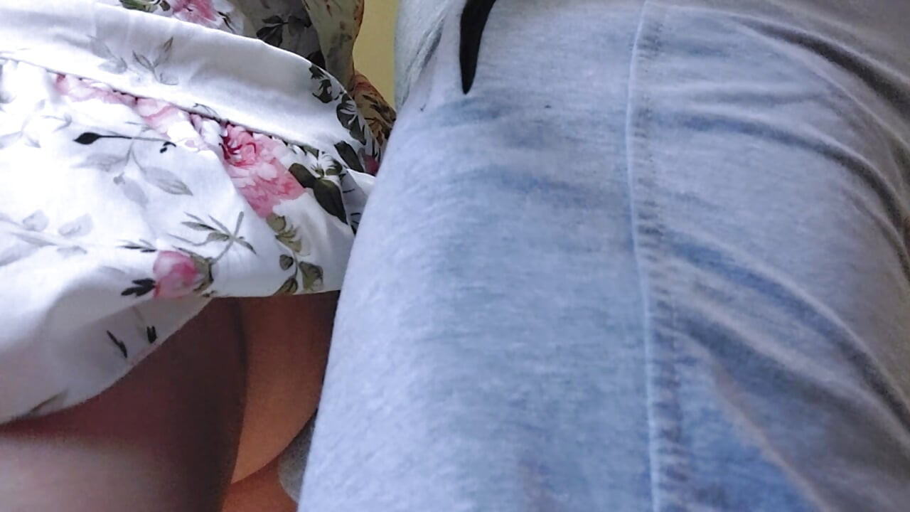 Forbidden Touch in a Crowded Train! Stranger Slide His Penis in Her Panties and Ejaculate Hard