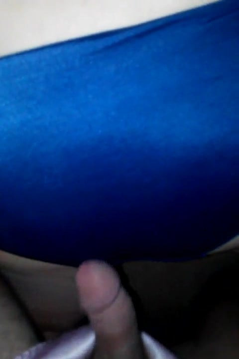 gf ass in satin panties