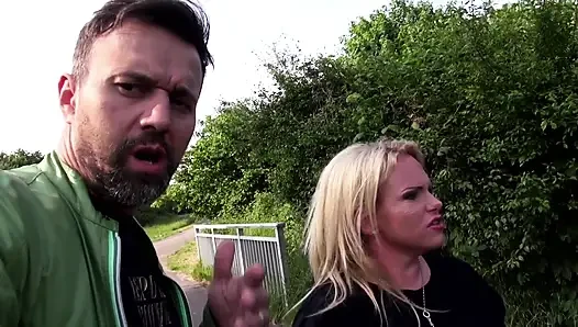 Sexy tattooed MILF smashed indoor and outdoor