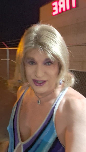 At my local car wash, getting wet!