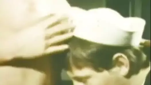 Girlfriend's Deepthroat Mouth Cumshot (1960s Vintage)