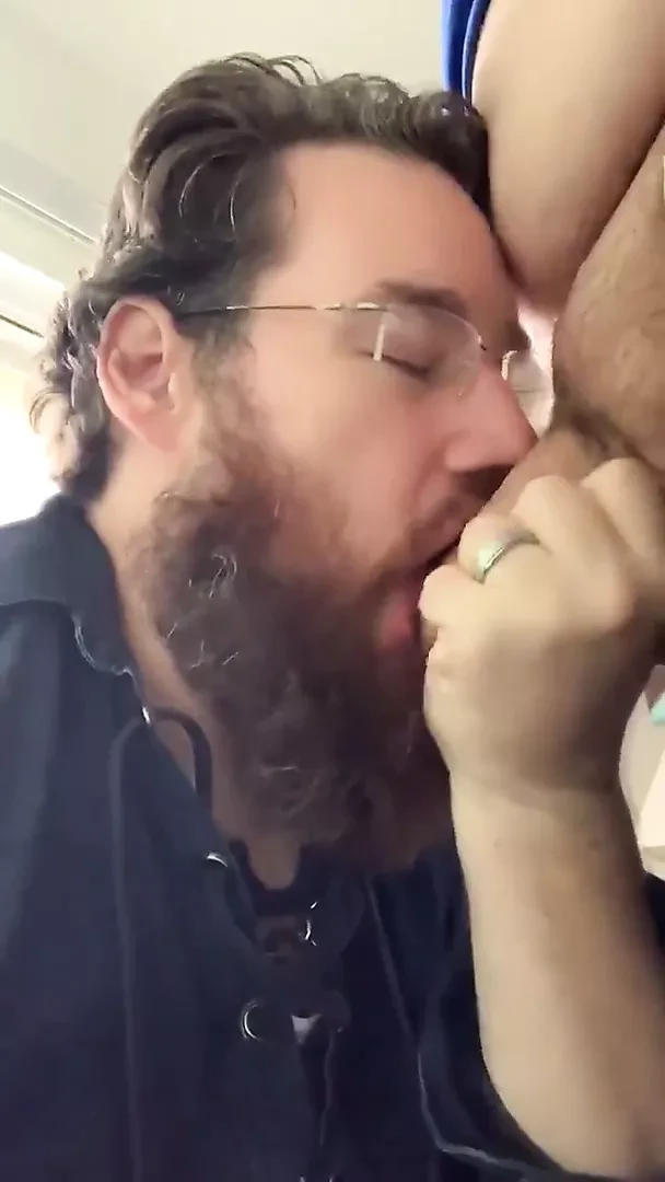 Bearded bear sucking