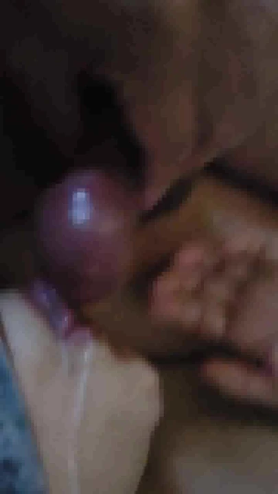 Bukkake semen on the 4th day of abstinence
