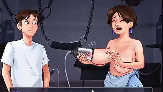 Summertime Saga: Mia got her tattoo, I've helped Roxy get her ID and saw them boobies