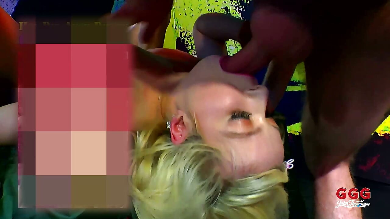 GGG John Thompson - Blonde Extreme Sperm Gangbang