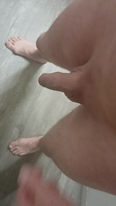 My friend waiting for me