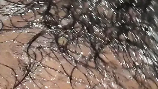 Bihar mommy likes to fuck Dirty Pooja's big black cock and take her throat deep