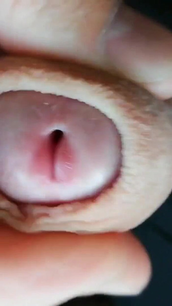 Unforgettable moment from "Close-up of my glans releasing the first drop of precum - SoloXman"