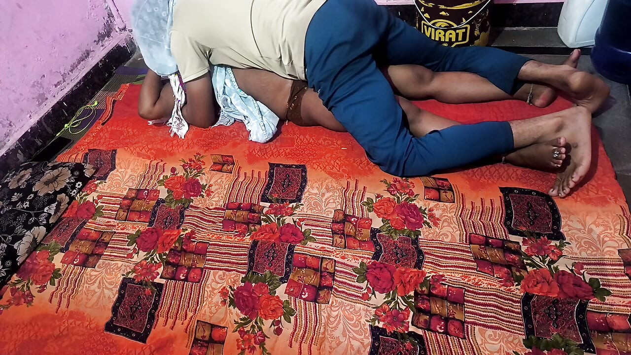 Boyfriend with his girlfriend in Village at his house, going hardcore pussy fucked Desi style.