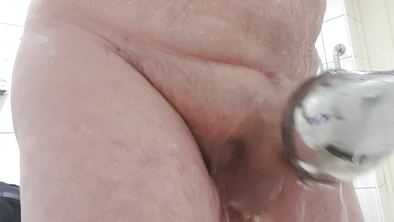 Undressing for a shower