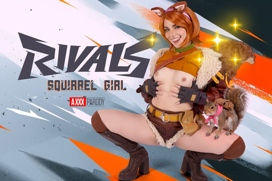 VRCosplayx quando ela não está lutando contra a vampira Maddie Wren como marvel rivals esquilo menina pode ser muito com tesão