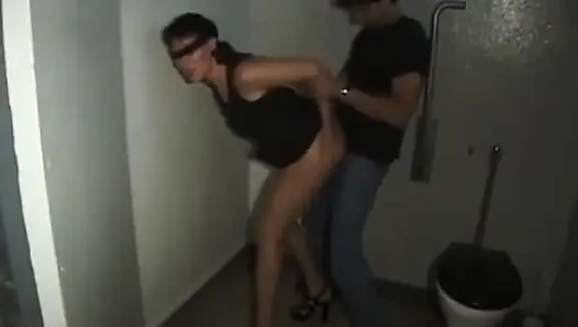 Big Ass Blindfolded German Lady Got Fucked Outdoor