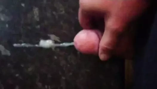 Süper ağır çekim cumshot akışı