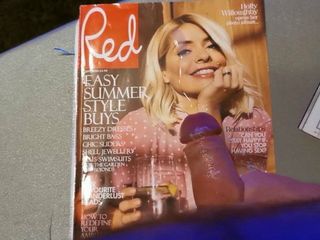 Holly Willoughby cumtribute 218 rood tijdschrift