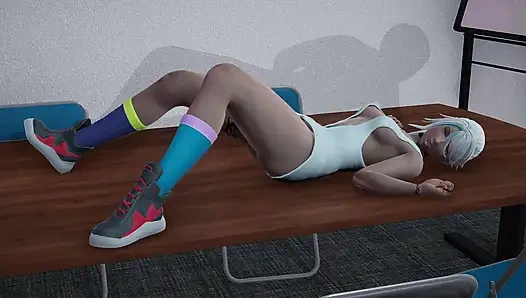 Isla трахают пальцами и сквиртует - 3D порно