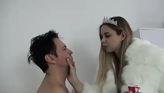 Tall Findom Train Her Slave!