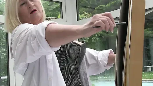 Lacey starr si Along_1 tua & muda lagi asik jilat