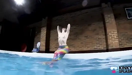 Captive Mermaid Teases You in the Pool