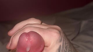 Gay ginger blowing a big load!!