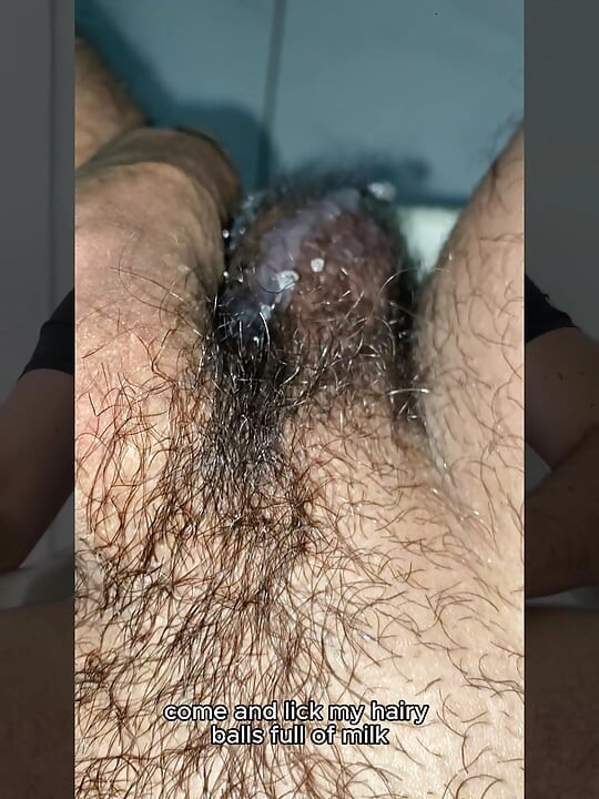 Ejaculating a large amount of semen before leaving the house.