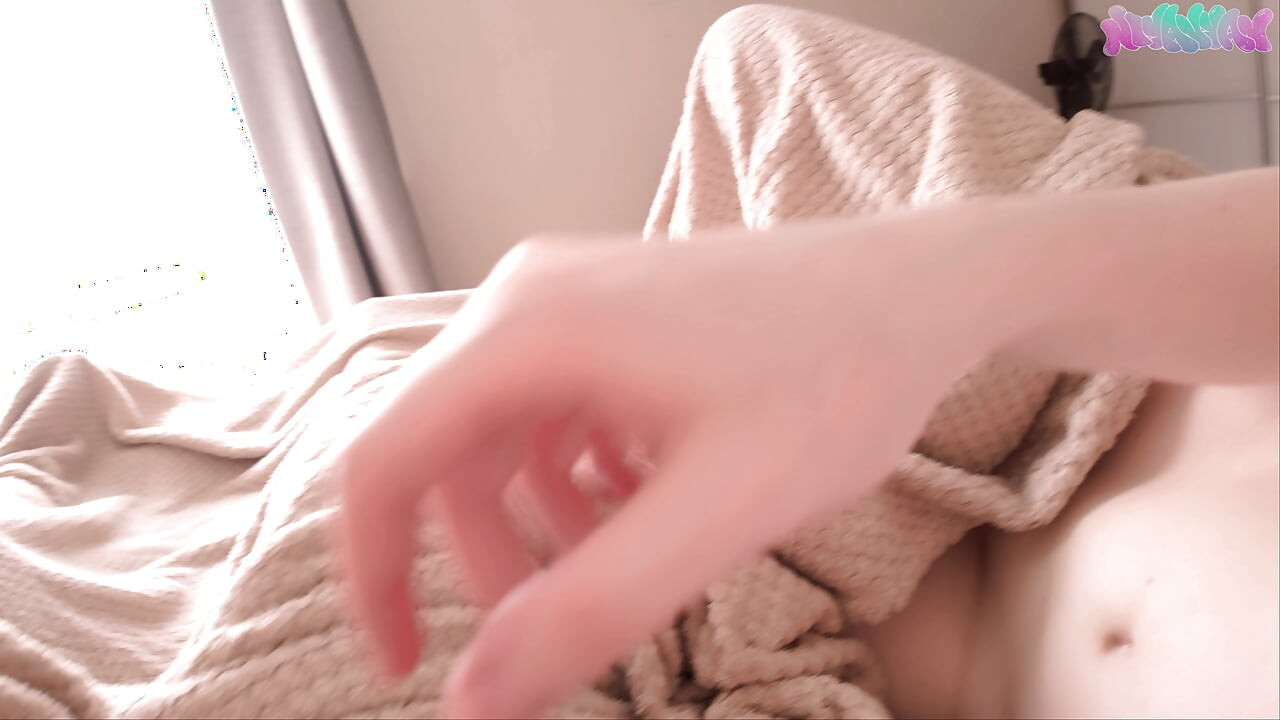 Gentle morning sex turns into hard: grabbed your hands and cum on your chest