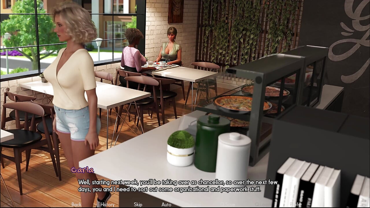 オルタナティブ・シェムボリューション3 ニンがジムでサラに豊胸手術をした