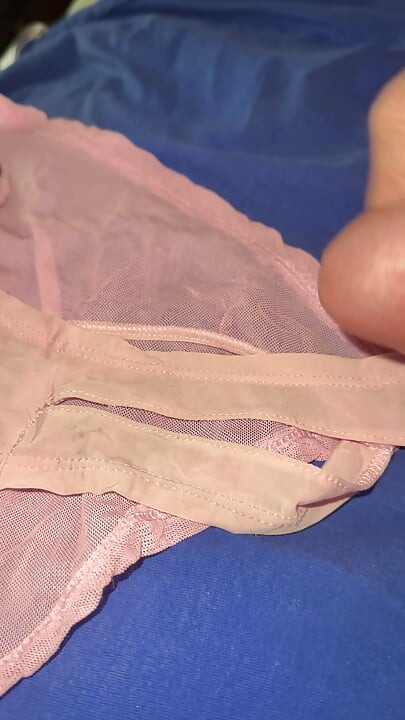 Cum on wife’s panties 48
