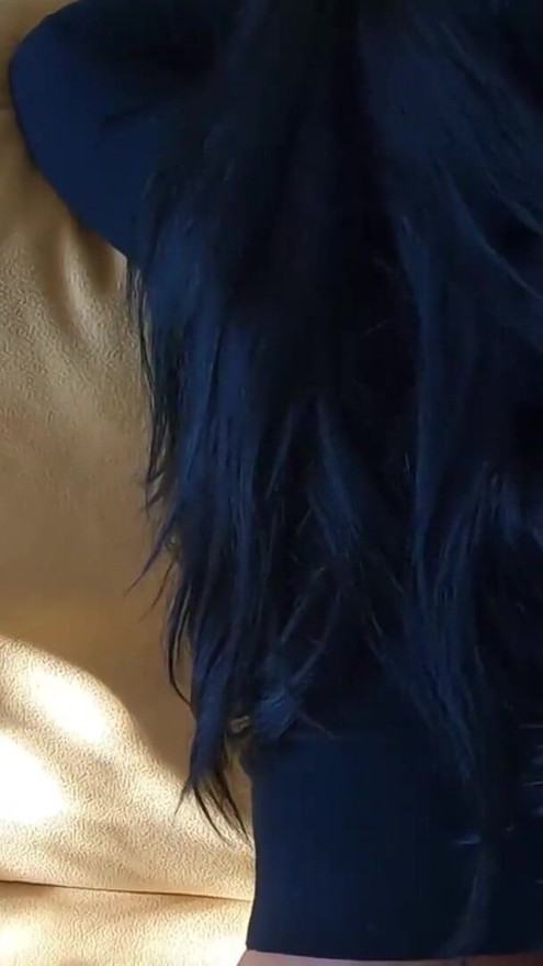 Step brother teaches stepsister with a big camel, how he likes to fuck | Clip 2