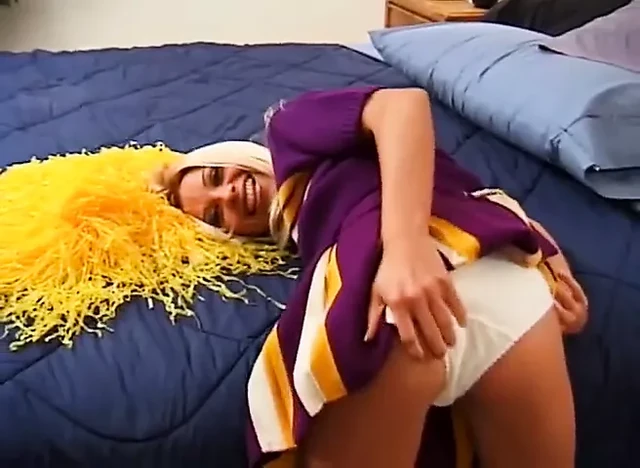 Cheerleader Sshhh My step moms in the other room