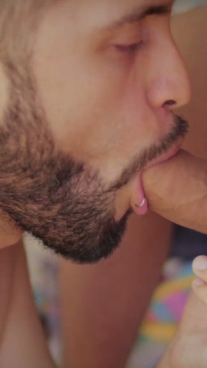 POV Facial Hot Latino Camilo Brown Passionately Sucking a Big Uncut Cock Until He Gets His Face Covered In Cum | Clip 1