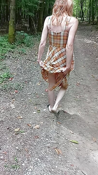Saya berjalan di dalam hutan 1