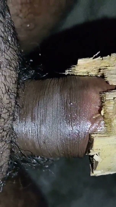 Indian Teen Boy Fucks a Bamboo Hole For enjoyment and Pours lot of cum inside it | Clip 2