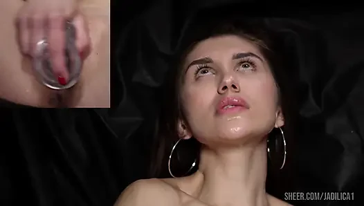 Tight Pussy Gets Lots of Orgasms Playing 1 on 1 with the Camera