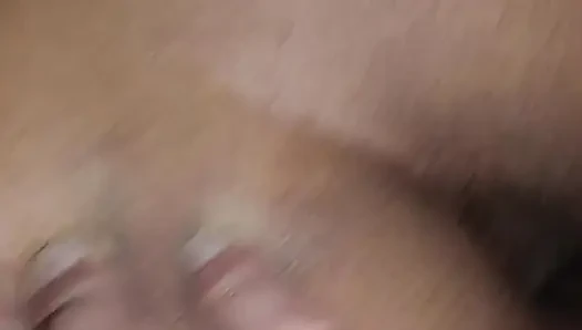 Black mother-in-law gets fucked without a condom, loves to be filled with milk