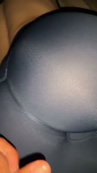 my fitness roommate let me cum on her big ass - CUM ON CLOTHES | Clip 2